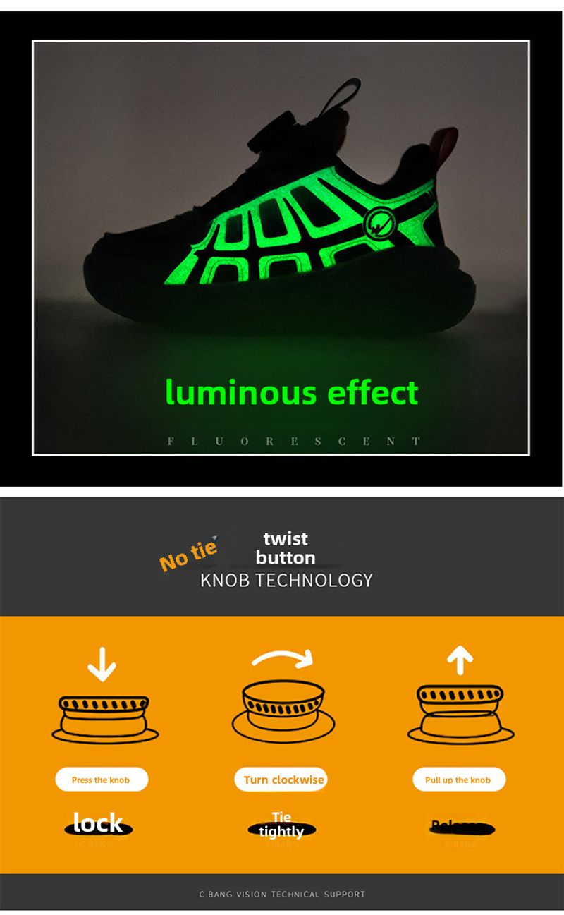 Zapatillas de deporte para niños Double Star de malla de tamaño mediano y grande para niños, todas a juego, primavera 2024, nuevas zapatillas para papá para niños y niñas 15252_voghion.com