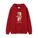 Special 2024 Of The Dragon Zodiac Year Clothing Couple Outfit Red Hooded Sweatshirt Autumn Winter High-end Feel 12_voghion.com