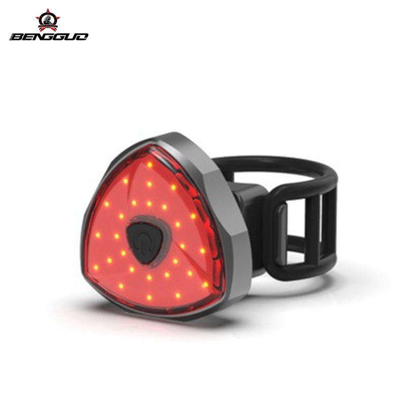BK840 USB Charging Bicycle Gravity Sensing Intelligent Brake Riding Tail Mountain Bike Safety Warning Light_voghion.com