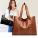 2023 New Trendy Simple Versatile Large Capacity Mom Shoulder Fashion Tote Women's Bag_voghion.com