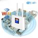 US Hot Sale KuWFi Wireless Modem Sim Card Wifi Sim Card 300Mbps Speed Indoor 4g LCD Home Wifi Router_voghion.com