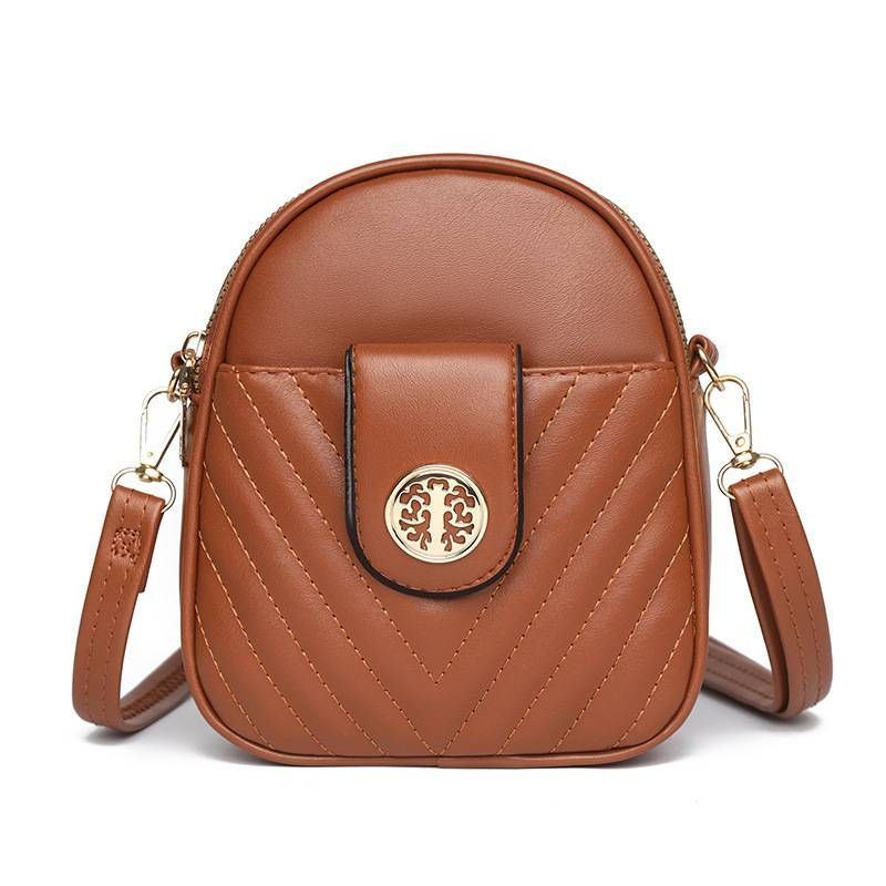 Trendy Damentasche 2024 Neue Lingge PU Umhängetasche Vielseitige kleine Damen One-Shoulder Kleine quadratische Tasche_voghion.com
