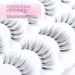 3D Handmade False Eyelashes - Asian Hybrid Volume (Fluffy & Wispy, Ultra-Soft & Lightweight For Natural/Dramatic Look)_voghion.com