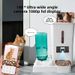2-in-1 Smart Pet Automatic Feeder And Water Dispenser With Timer For Remote Feeding_voghion.com