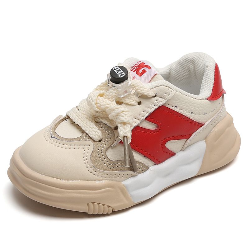 Children's sneakers 2024 spring and autumn new boys' sports shoes non-slip girls' white shoes soft sole baby casual shoes_voghion.com