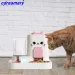 2-in-1 Cartoon Automatischer Futter- und Wasserspender für Haustiere, auslaufsicherer ABS-Kunststoff, Futternapf mit großem Fassungsvermögen für Hunde und Katzen_voghion.com