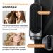 5-in-1 Professional Hair Dryer – 1300W Ionic Fast Drying, 4 Speed/Cool Shot Settings, Dual Voltage (220V EU Plug, CE/UL/FCC Certified)_voghion.com