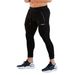 Men's Compression Training Pants - Slim Fit Gym & Running Tights (Moisture-Wicking 4-Way Stretch Muscle Support Breathable 7/8 Length)_voghion.com