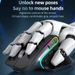 Multi-Device Ergonomic Bluetooth-Compatible 5.0 & 2.4G Wireless Portable Optical Mouse 12 Colors RGB 1000-4000DPI_voghion.com
