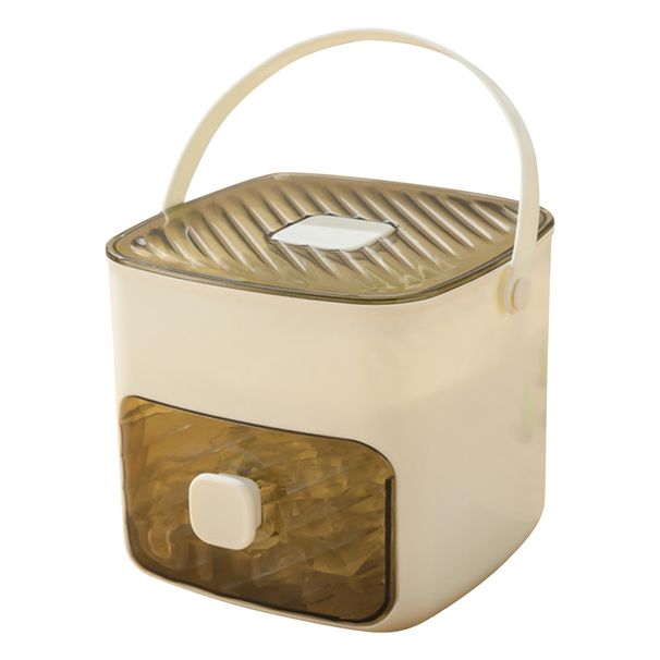 Portable Ice Maker Machine & Drawer Countertop Ice Cube Maker Compact Ice Maker Machine For Home Kitchen Camping RV Office_voghion.com