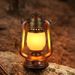 LED Rechargeable Bar Creative Qingba Decorative Table Iron Art Outdoor Camping Kerosene Lamp Lantern_voghion.com