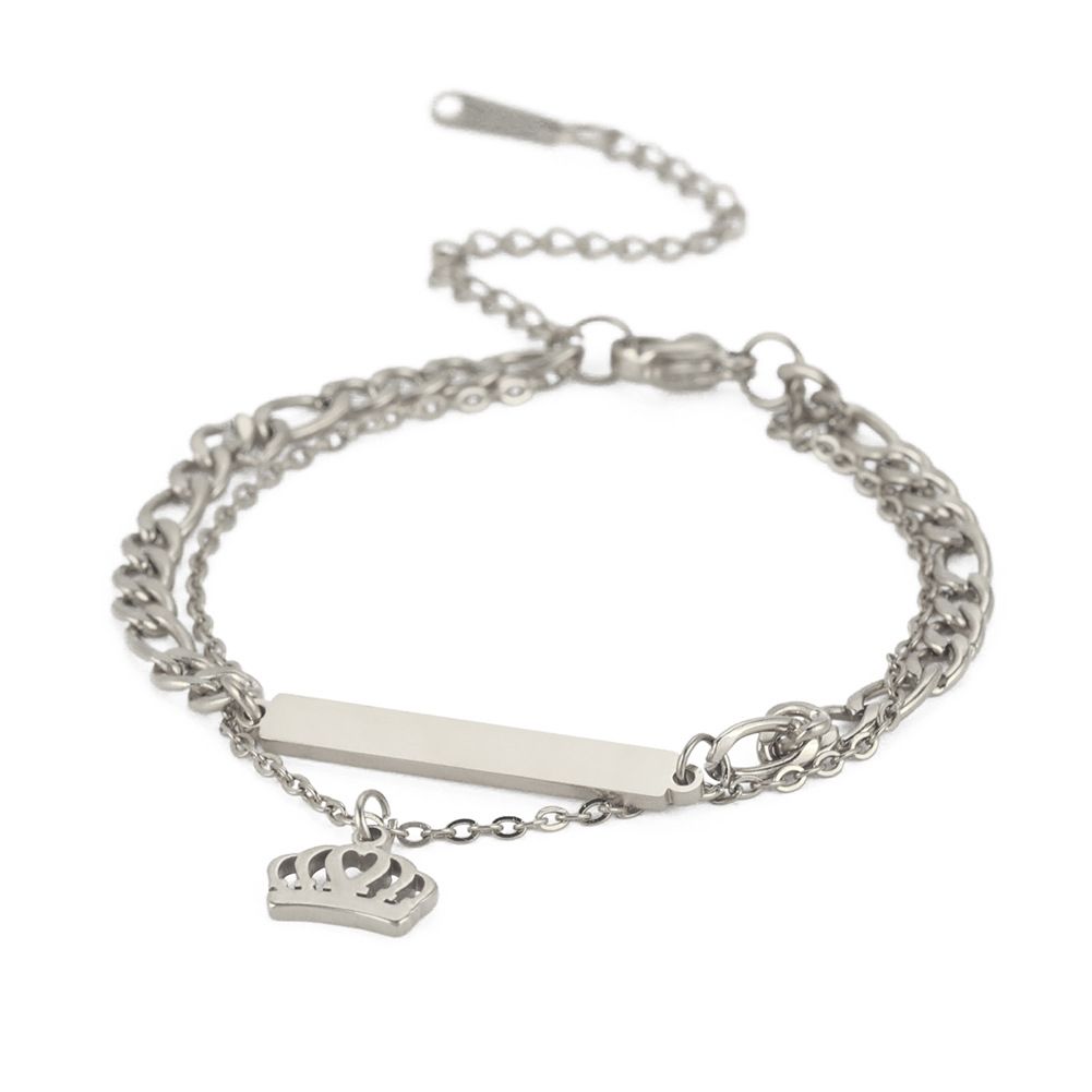 Personalisiertes Namensarmband für Neugeborene, Kinder und Erwachsene, Edelstahl, kubanische Kette, Schmuck, Geschenk_voghion.com