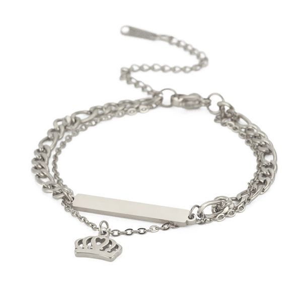 Personalisiertes Namensarmband für Neugeborene, Kinder und Erwachsene, Edelstahl, kubanische Kette, Schmuck, Geschenk_voghion.com