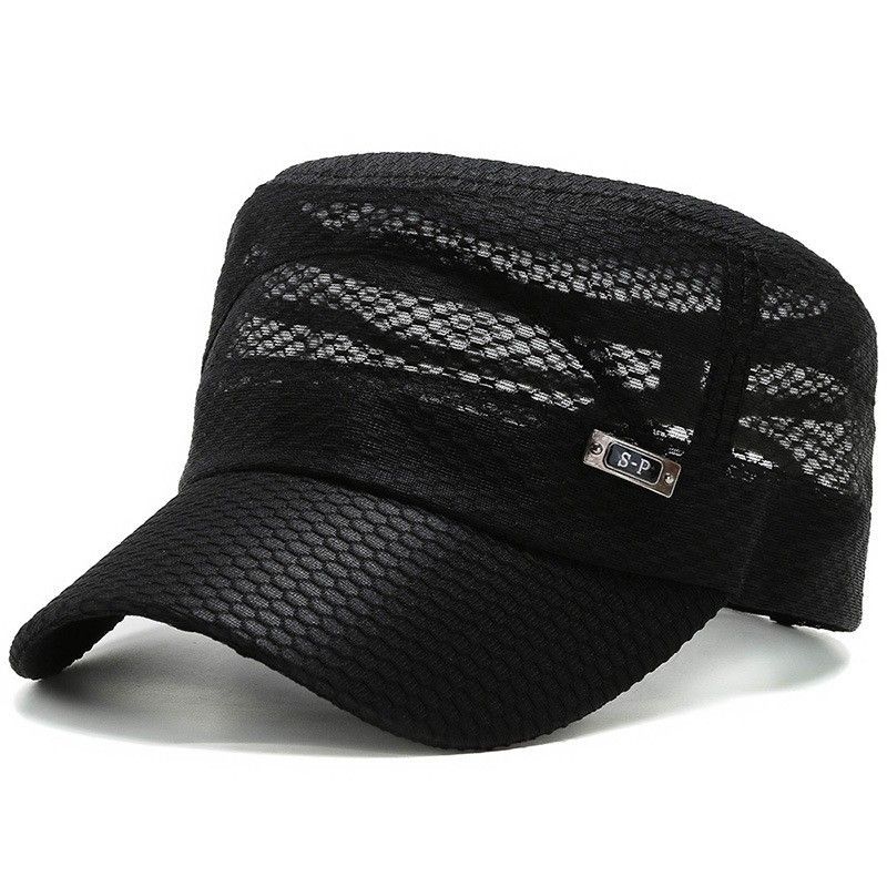 Men's Hats Middle Aged And Elderly Men's Hats Spring And Summer New Outdoor Sun Hats Quick Drying Fashion Breathable Flat Hats Spring Men_voghion.com
