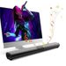 BS-20 Bluetooth HIFI soundbar ścienny bezprzewodowy głośnik kina domowego RGB z kolorowym światłem_voghion.com