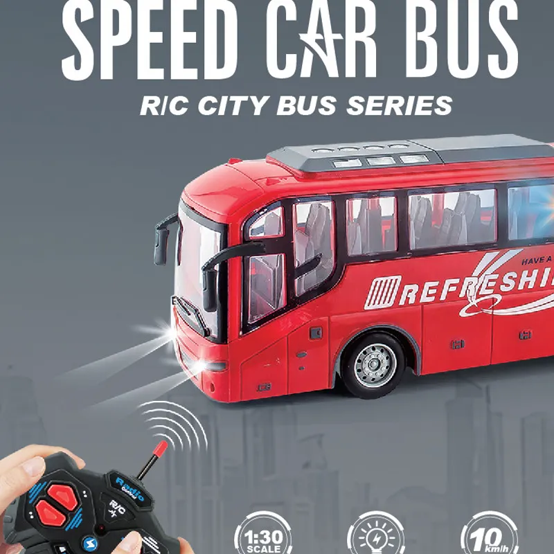 Elektrické bezdrôtové diaľkové ovládanie svetiel autobusov diaľkové ovládanie model auta školský autobus turistický autobus autobus autobus_voghion.com