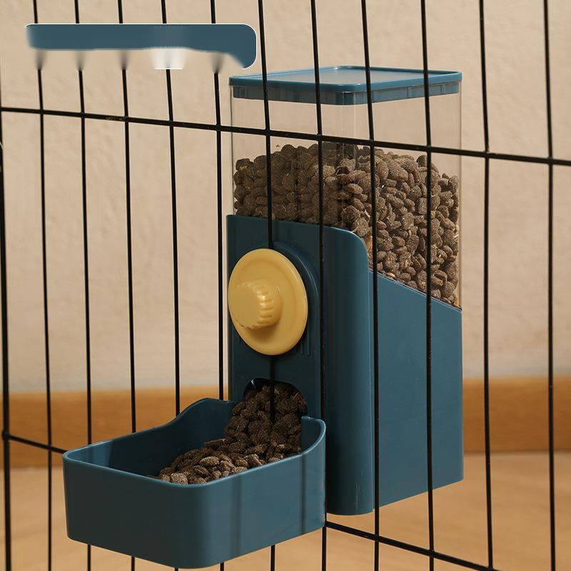 Novo dispensador de água para alimentação pendurado para gaiolas de cães e gatos, fácil de desmontar e lavar suprimentos para animais de estimação_voghion.com