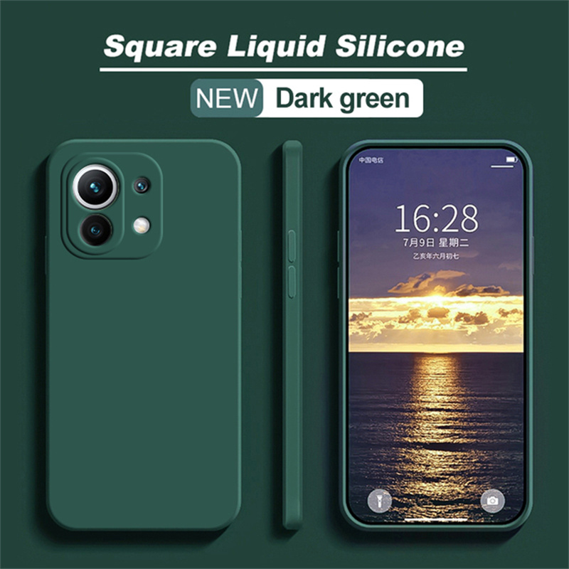 Luxury Square Phone Case For Xiaomi Redmi Note 10 11 9 Pro 10s 9s 8 7 Pro 9 9A Poco F3 X3 NFC GT M4 Mi 11 10T 11T Pro Li_voghion.com
