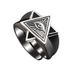 Herrenring „New God's All-Seeing Eye Personality Single Open Ring“_voghion.com