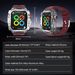 Applicable to Apple Watch strap super running contrast color transparent black appleiwatch9876 integrated strap 44/45mm_voghion.com