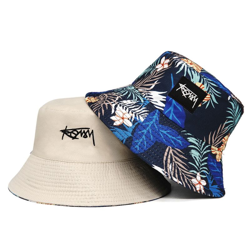 Nei Ukomm Groussrand Fëscherhutt Wendbar Hawaii Koreanesch Fréijoers-Summer Fir Männer Fraen Streetwear Panama Bob Hiphop Buckets Cap_voghion.com