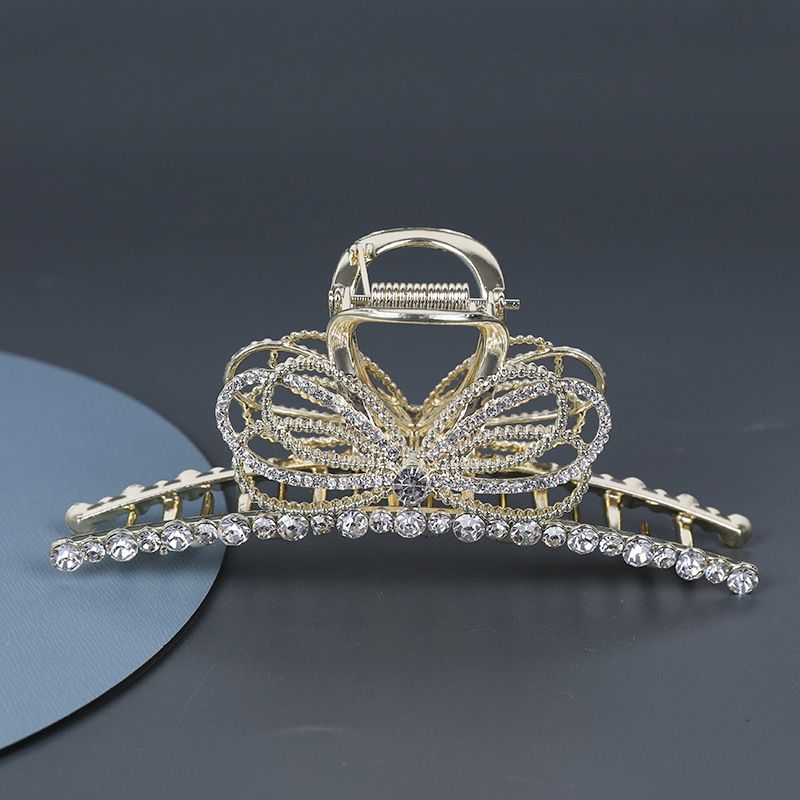 Fermaglio per capelli a forma di squalo di medie dimensioni, con nappa legata a metà, effetto antico di alta qualità, stile coreano, delicato e versatile._voghion.com