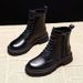 Martin For Women British Style 2024 New Autumn Winter Thick Sole Versatile Short Boots With Fleece Ins Trend_voghion.com