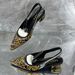Guangzhou Shoes Embroidered Women's Sandals Autumn Summer High Version Pointed Toe Cat Eye Elegant_voghion.com