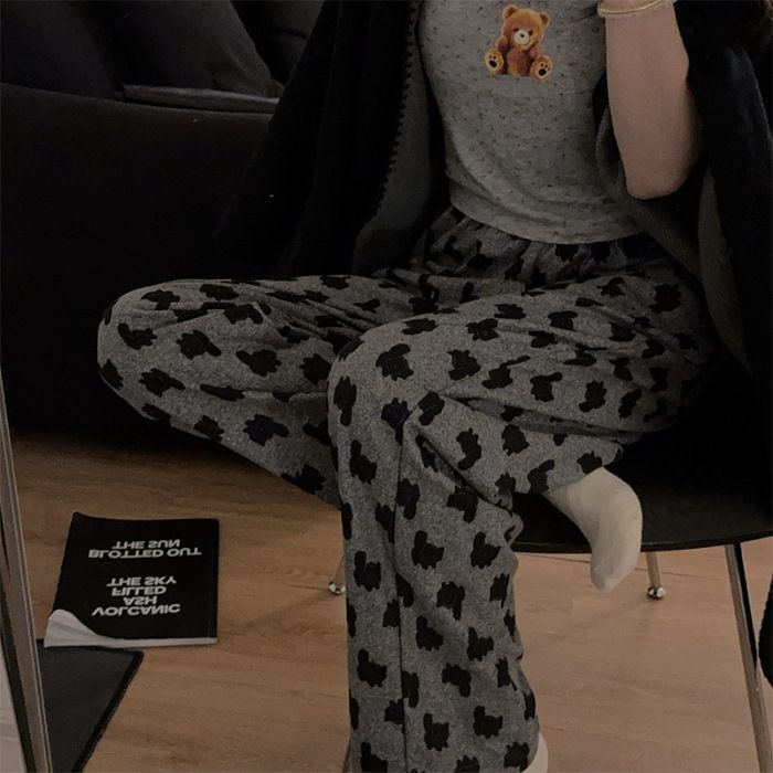 2024 Korean version winter walking pants, new German velvet soft and sticky with pockets, loose casual home pants that_voghion.com