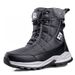 Fleece-Lined Boots Suede 2025 Winter New Waterproof, Slip-Resistant, Thickened Snow Boots_voghion.com