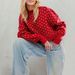 Women's Oversized Knit Sweater With Heart Pattern, Round Neck, Long Sleeve, Cozy Fall & Winter Pullover – Available In Multiple Colors & Sizes_voghion.com