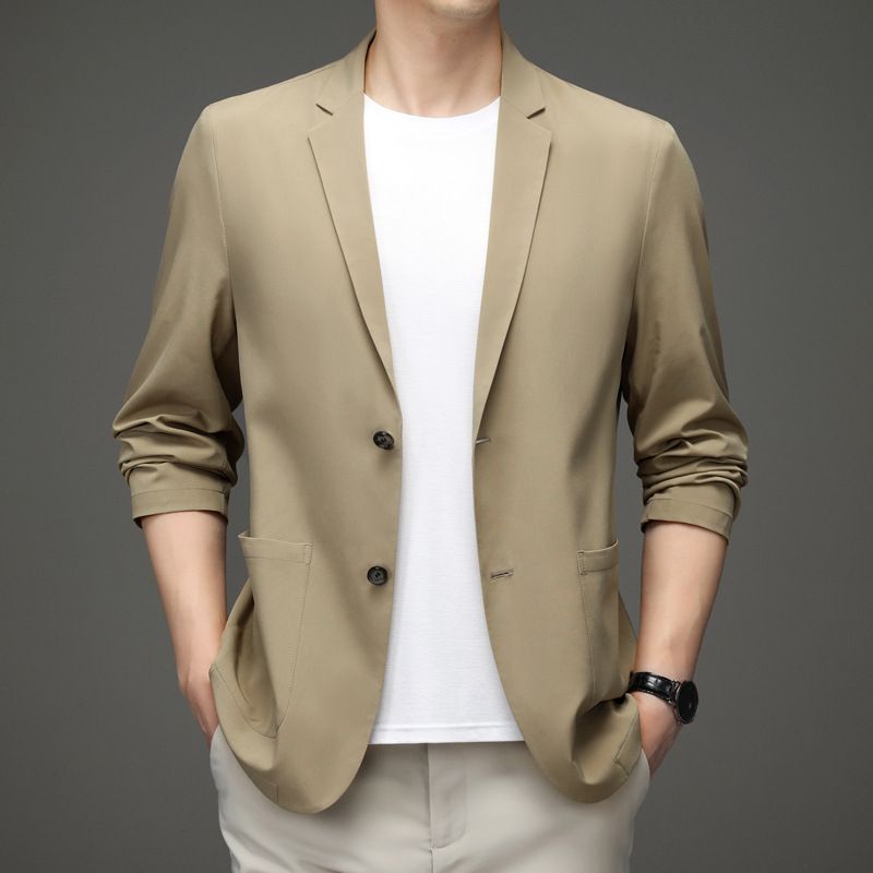 Costume d'été en soie Yanxuan Manzi pour homme, de qualité imbattable, résistant aux UV, ultra respirant, tendance et léger, protection solaire_voghion.com