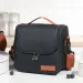 Modische Kühltasche mit Reißverschluss, isoliertes Mittagessen mit verstellbarem Schultergurt, geeignet für Büro, Arbeit, Schule, Camping 250318l_voghion.com
