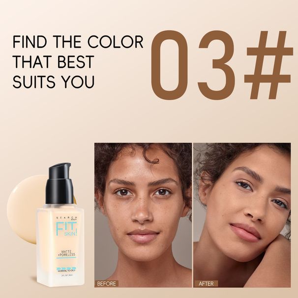 Gesichtsgrundierung SEARCH BEAUTY SK04 Flüssiggrundierung lässt sich nicht leicht entfernen Ölkontroll-Concealer Feuchtigkeitsspendende, leicht transparente Grundierung_voghion.com