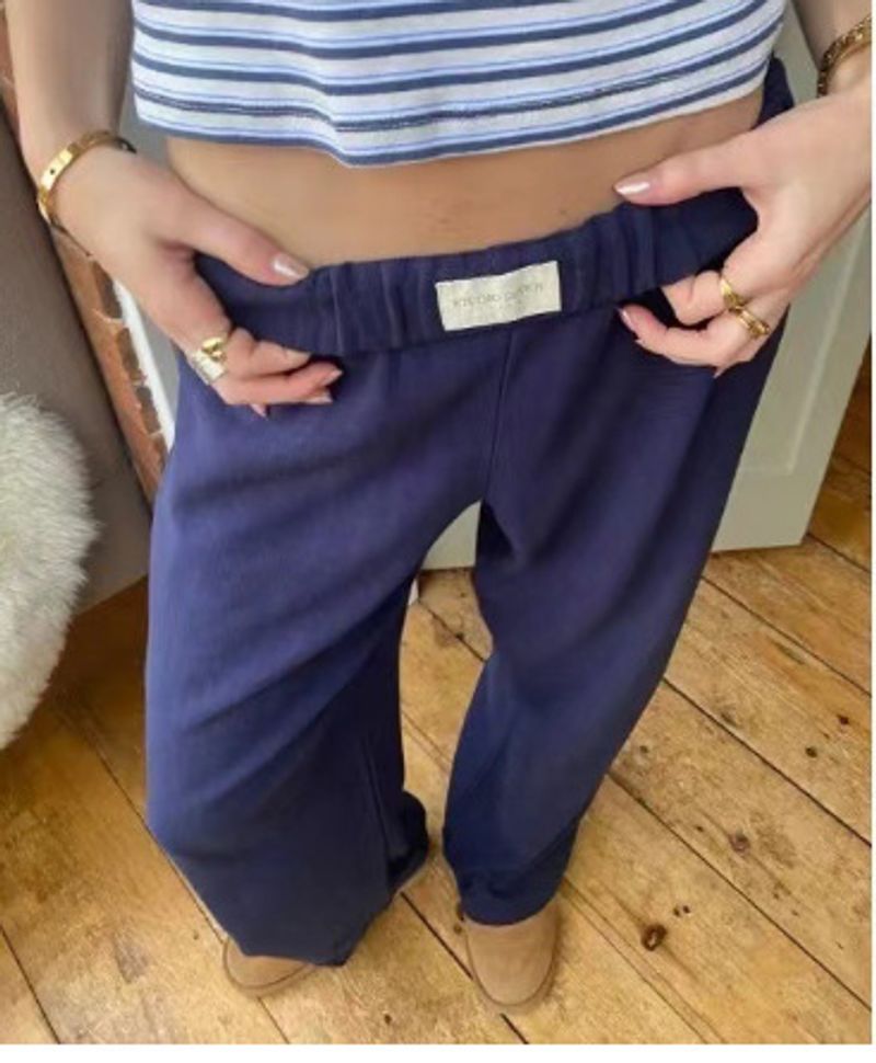 Îmbrăcăminte pentru femei, pantaloni largi cu dungi pentru femei, casual, street, INS, la modă, pantaloni lejeri cu talie înaltă_voghion.com