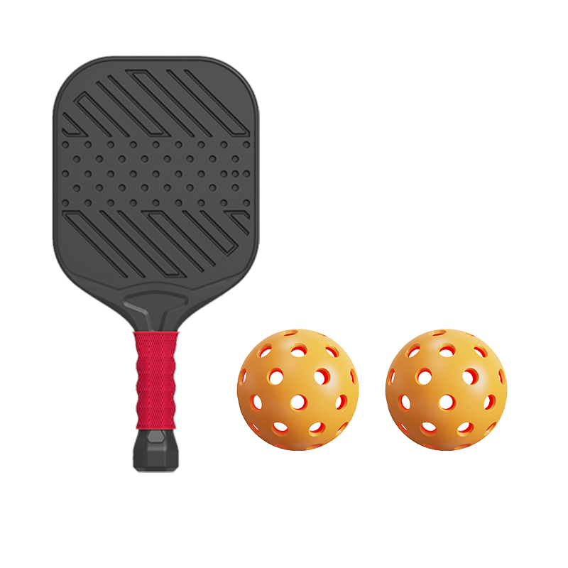 Zuo Cool Pickleball Paddle Set Outdoor Parent-Child Sports Training Lightweight Durable Boys Girls Ball Toys_voghion.com