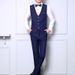 Anzug im neuen Stil für die Arbeit, modischer Slim Fit-Westenanzug für den Business-Bereich, zweiteiliges Set für Männer_voghion.com