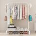 Heavy-Duty Adjustable Garment Rack – Indoor/Outdoor Clothes Drying Stand With Reinforced Frame (Multi-Functional, Space-Saving, Sturdy)_voghion.com