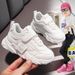 2024 Spring New Children's Sports Girls' Casual Mesh Breathable Lightweight Running Student Little White Shoes_voghion.com