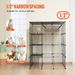 Large 4-tier Cat Cage 41 X 41 X 55' Metal Wire Cat Enclosure With Hammock_voghion.com