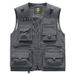 Men's Clothing Workwear Multi Pocket Vest Director Media Advertising Vest Outdoor Fishing Vest_voghion.com