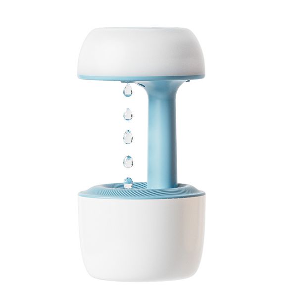 Anti-Gravity Humidifier With Night Light – Ultra-Quiet, USB-Powered, 500ml Large Capacity, Aromatherapy Diffuser For Bedroom, Office & Home_voghion.com