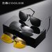 New Polarized Flip-Up Glasses Clip-On Unisex Prescription Sunglasses SH8809_voghion.com
