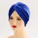 Nuovo cappello turbante elastico in velluto con incrocio incrociato, morbido e confortevole, fonte di cura dei capelli_voghion.com