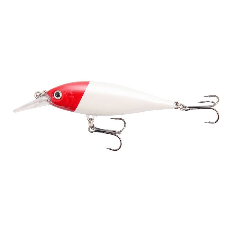 Uus peibutis 7,5 cm/6 g sukeldatud pika keelega minnow-sööda simulatsioon kalasööt kõva söödaga kalastusvahendid_voghion.com