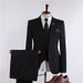 Herren Slim Fit Anzug Dreiteiliges Set Business Hochzeit Bräutigam Party Blazer Hose Weste Mit Meteorstreifen_voghion.com