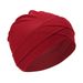 Muslim pullover hat, four seasons solid color forehead bottom hat, multi-color comfortable hat_voghion.com
