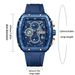 Men Watch With 47mm Large Dial Timing Multifunctional Clock Fashionable Silicone Strap Military Sports Watch For Men_voghion.com