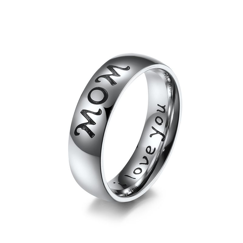 Brüder, ich liebe dich, Titanstahlring, Ring, Eltern, Brüder und Schwestern, Geburtstagsgeschenk, Handschmuck_voghion.com