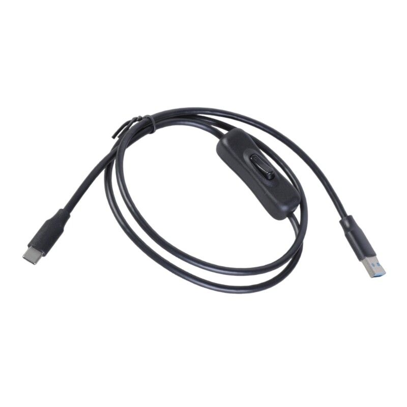 Câble d'extension USB 3.0 vers USB C avec interrupteurs d'alimentation, transfert de données 5 Gbit/s_voghion.com